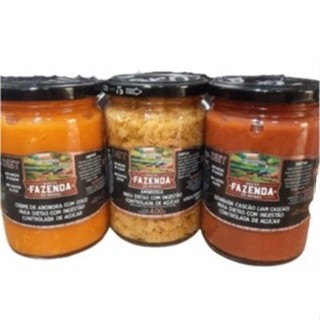 Kit Doces Diet Zero Açúcar Fazenda de Minas - 3 itens