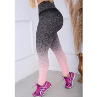 Calça Legging Modeladora Feminina Empina Bumbum Casual Academia Degrade