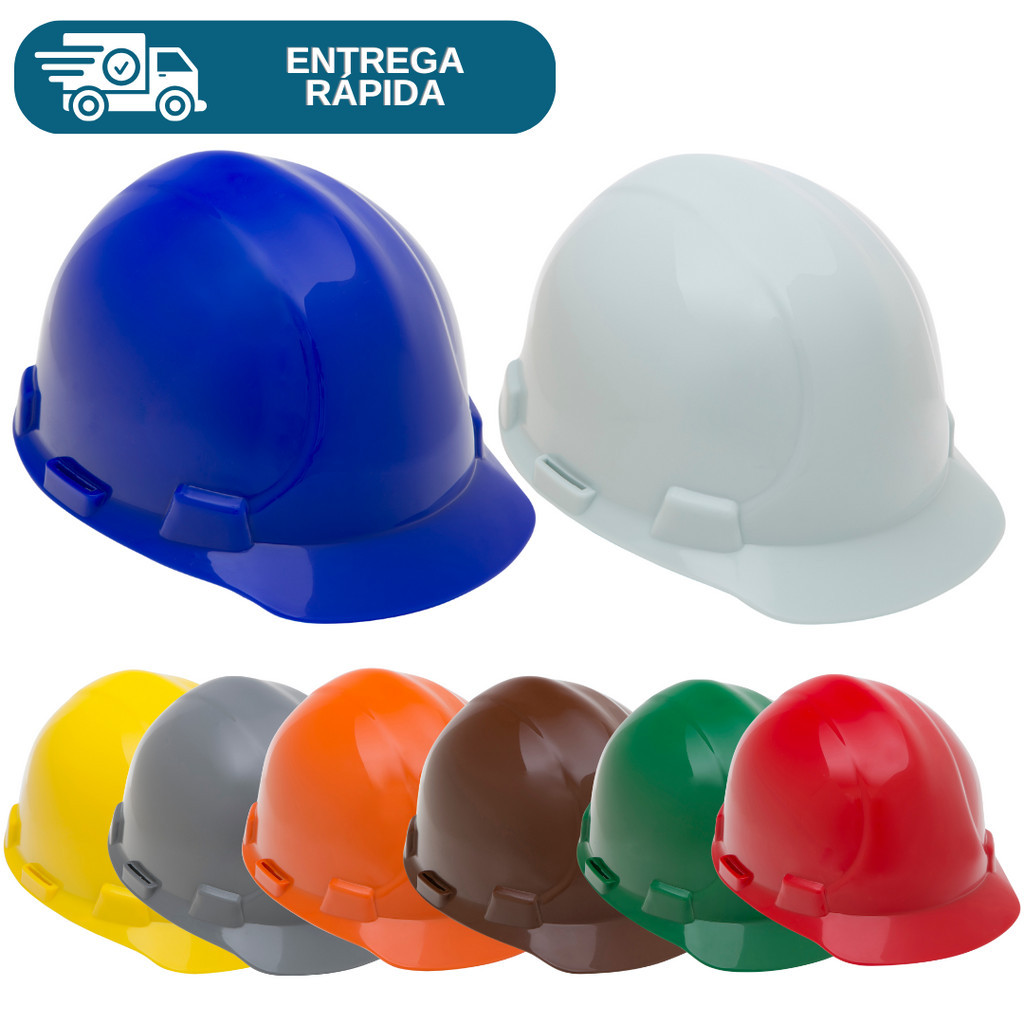 Capacete De Segurança Com Carneira E Jugular Engenheiro Aba Frontal Ultra Master Obra Trabalho Proteção Epi em Oferta na Shopee