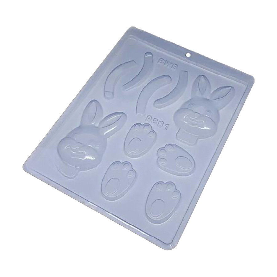 Forma Simples Tradicional - Partes Coelho de Chocolate - 1 unidade - BWB - Rizzo em Oferta na Shopee