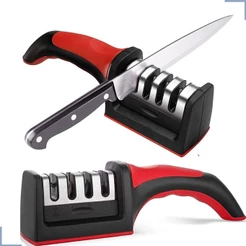 Afiador Amolador De Facas E Tesouras 4 In 1 Original Sq-4250