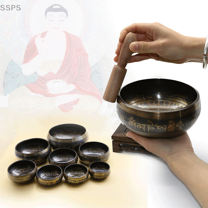 Imagem [Tigela De Som Buda Meditação De Yoga Tibetana FAH