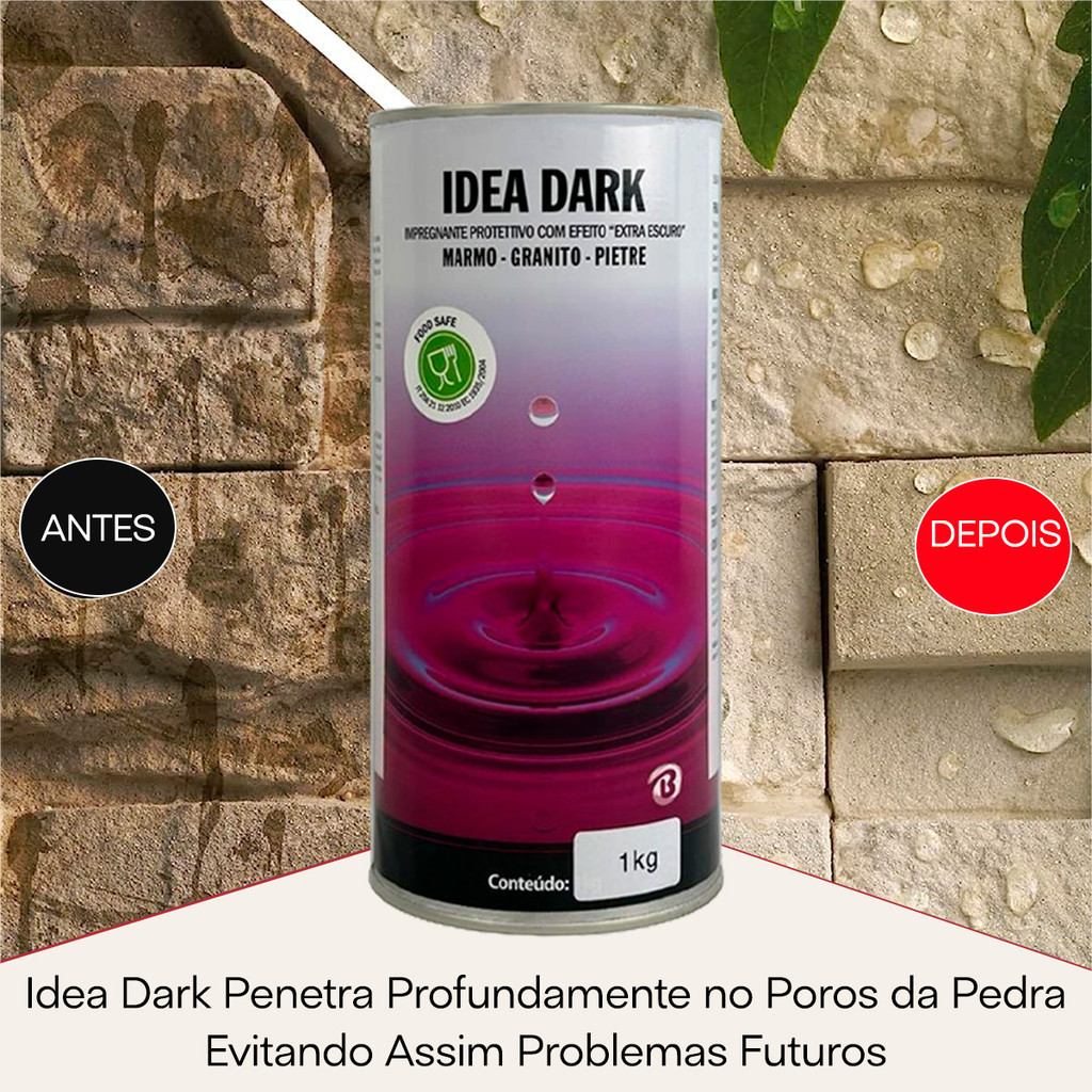 Impermeabilizante Extra Escuro Pedras Em Geral 900ml - BELLINZONI