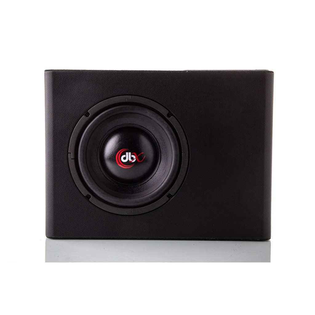 Caixa amplificada Slim Subwoo Dbx 200W Chicote Instalação 5M
