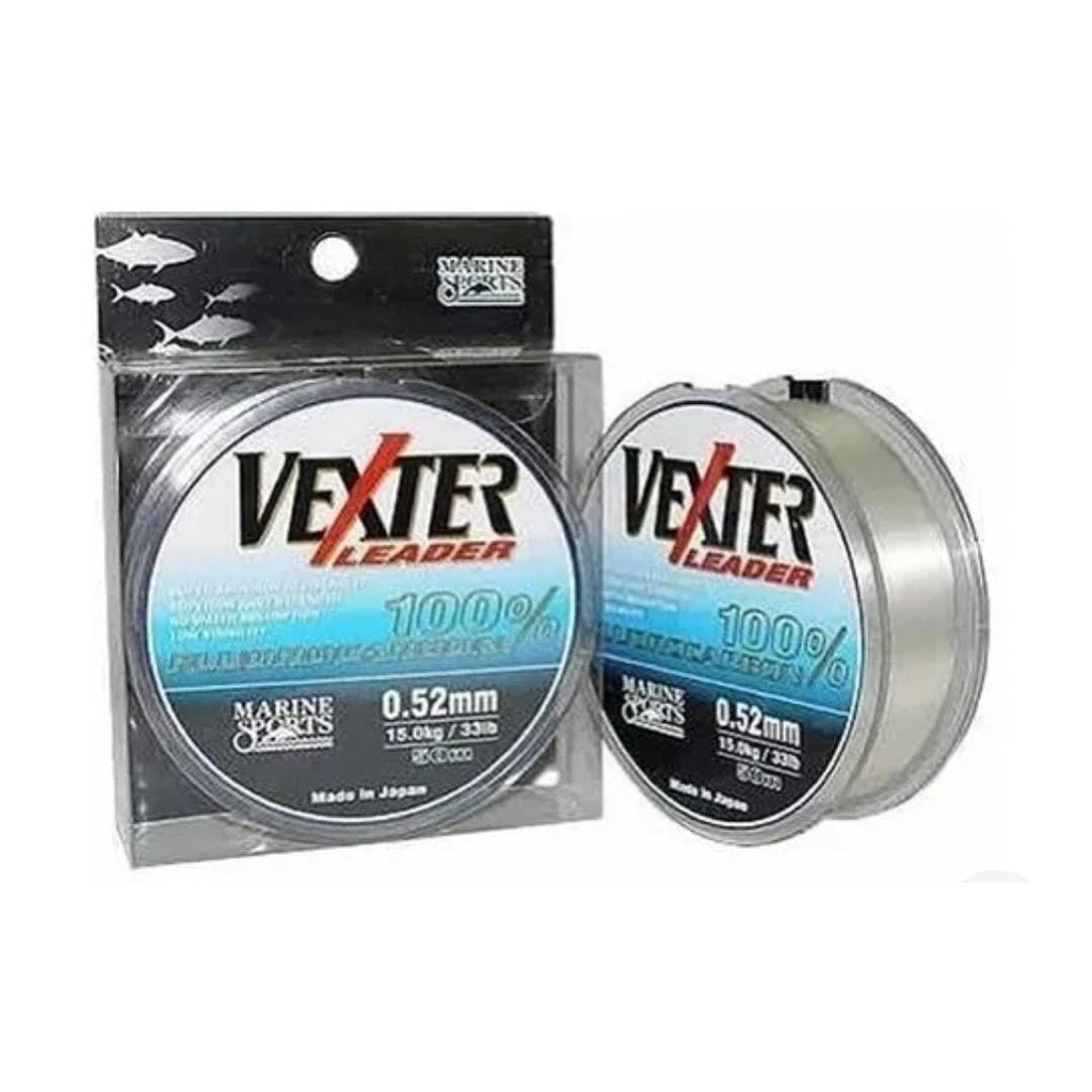 Linha de Pesca Fluorcarbono Vexter Leader 0.52m