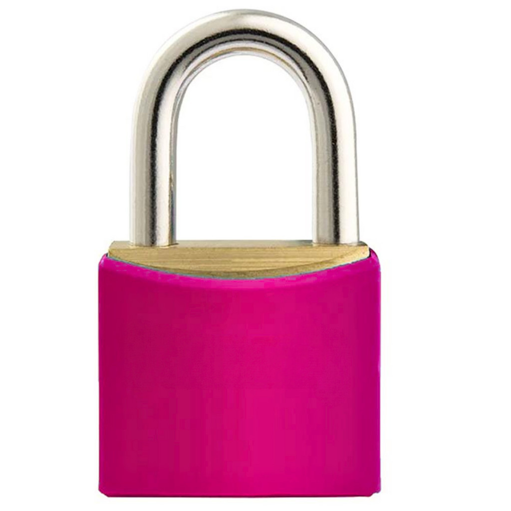 Kit 2 Mini Cadeados Coloridos 25mm Proteção para Armarios Mochilas