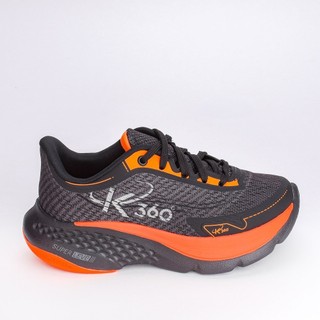 Tênis Infantil Masculino Esportivo Super Leve Preto Laranja em Oferta na Shopee