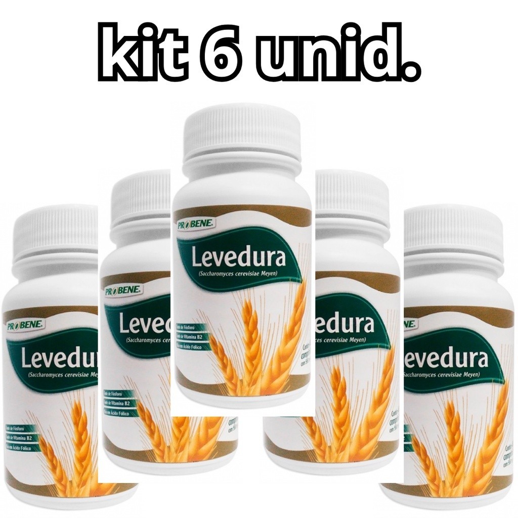 Kit 6 Leveduras de 500mg x 400 comp Probene