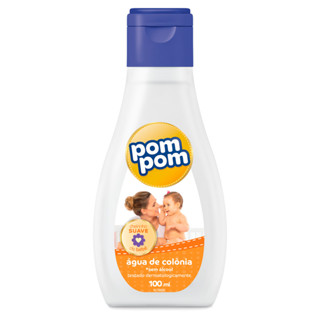 Colônia Pom Pom Água de Colônia 100ml - Suavidade e Frescor para o Dia a Dia em Oferta na Shopee