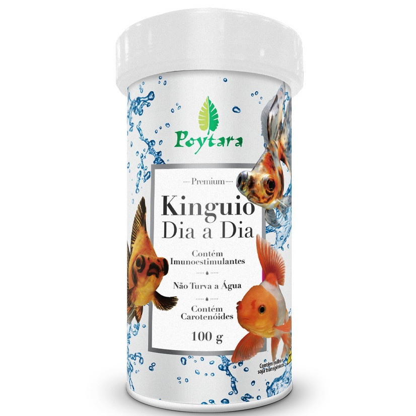 Ração Poytara Kinguio Dia A Dia 100g