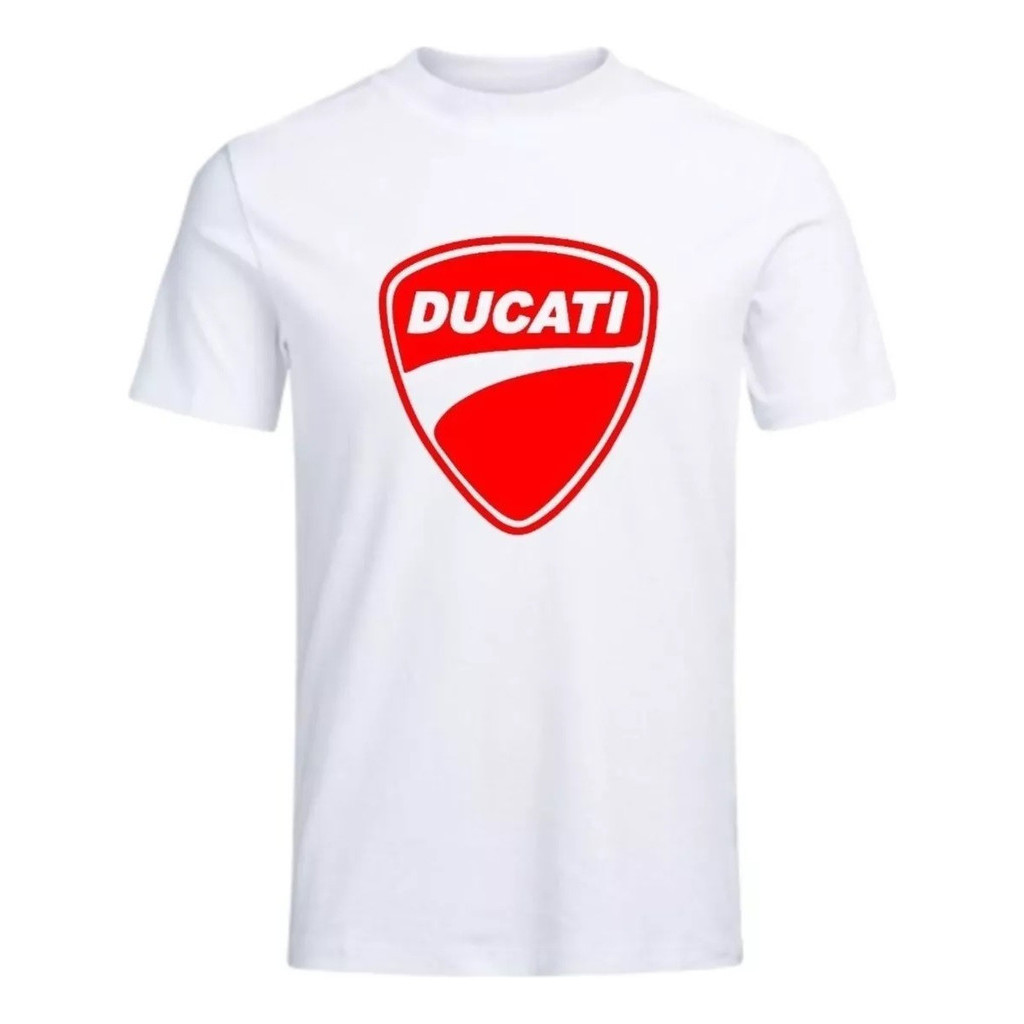 Camiseta Camisa Ducati Moto Moster Grau Moto Corse