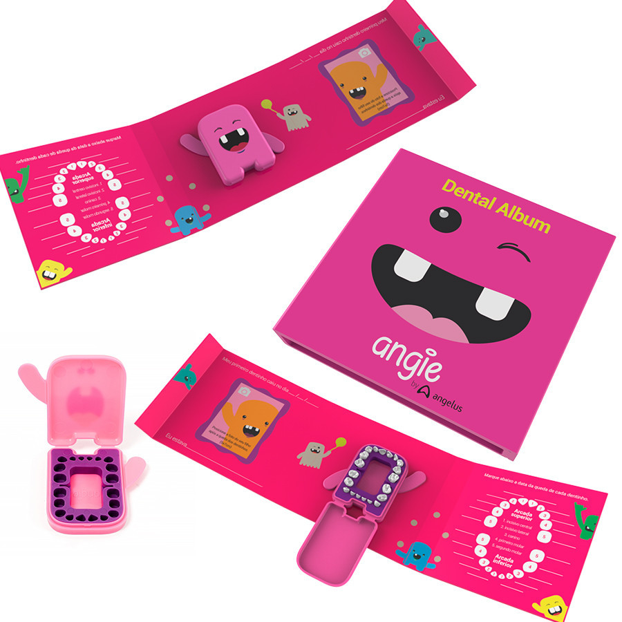 Álbum Dental Premium Rosa - Angie