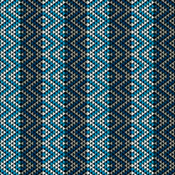 Saco para Presente Decorado - Losango Azul - Regina - Rizzo