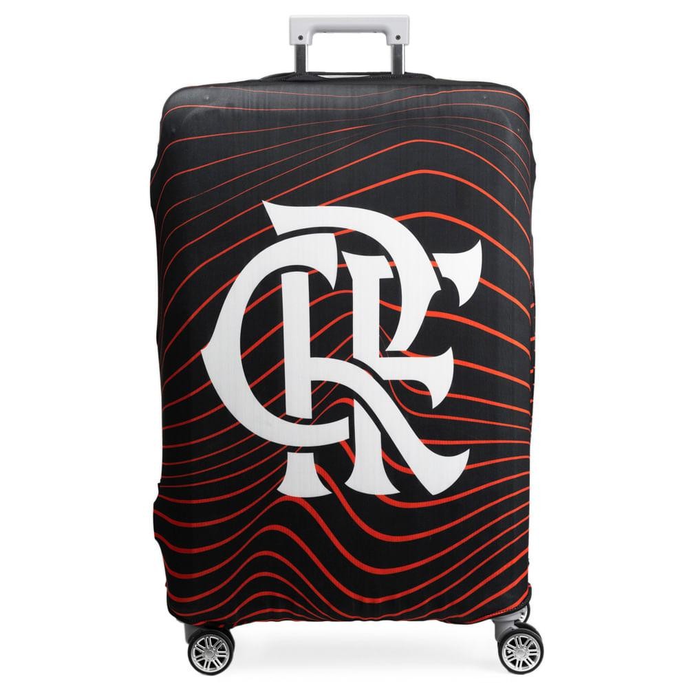 Capa de Mala Grande Flamengo CRF Oficial Preta em Oferta na Shopee