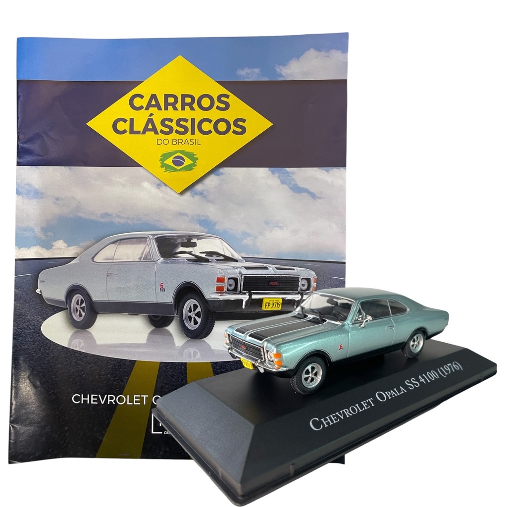 Carros Clássicos do Brasil: Chevrolet Opala SS 4100 (1976) - Edição 01 em Oferta na Shopee