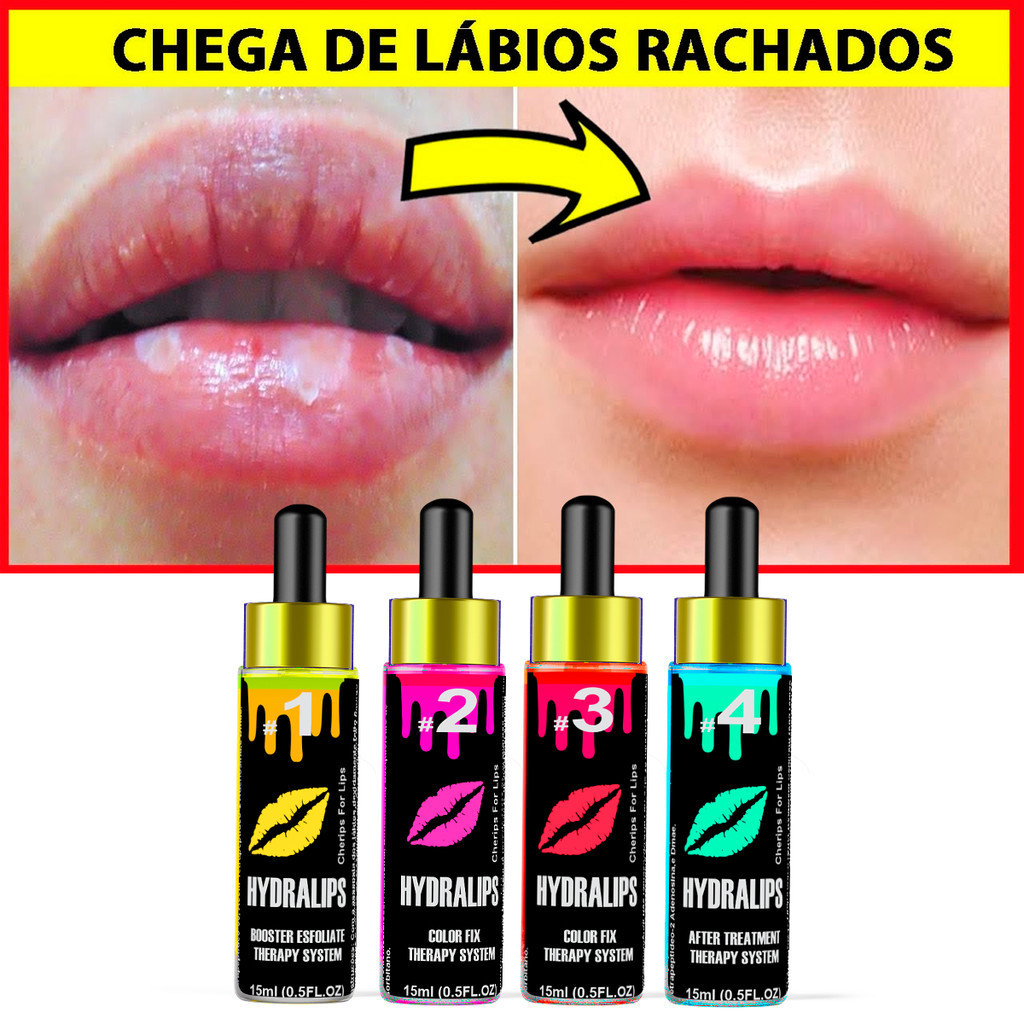 KIT 4 DERMAPEN PIGMENT LIP TREATMENT BRILHO LABIAL boca seca