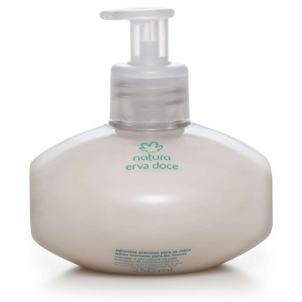 Sabonete Líquido Cremoso Para Mãos Natura Erva Doce 250ml – Limpeza Refrescante com Perfume Suave