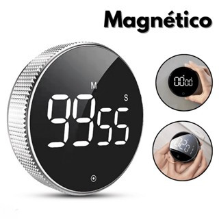 Temporizador Digital Programável Timer De Cozinha Magnético Alarme Relógio Academia Cronometro em Oferta na Shopee