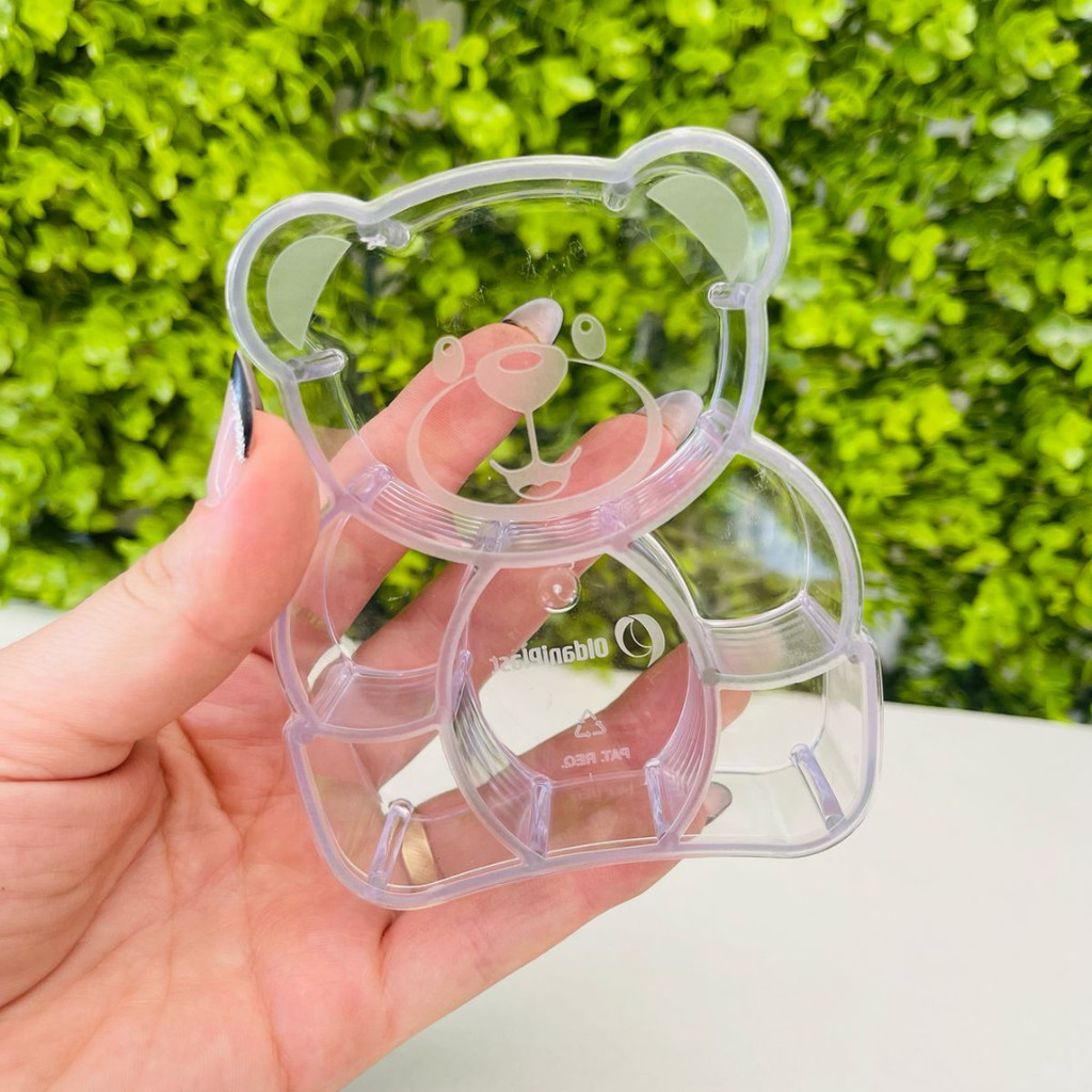 5~15 Caixinhas Ursinho Transparente Para Lembrancinhas Chá Revelação Aniversário Doces F2488 Oldani
