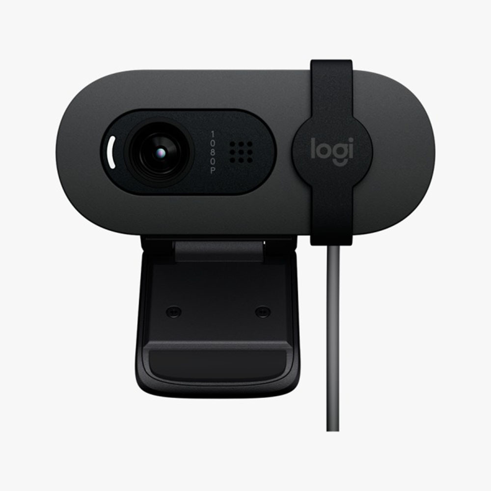 WEB CAM USB BRIO 100 FULL HD 1080P PRETO LOGITECH 960-001586
