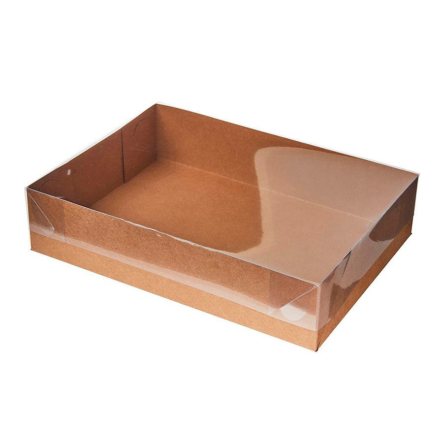 Caixa Transparente de Acetato Kraft - Ref.62 -  25x15x5cm - 20 unidades - CAC - Rizzo