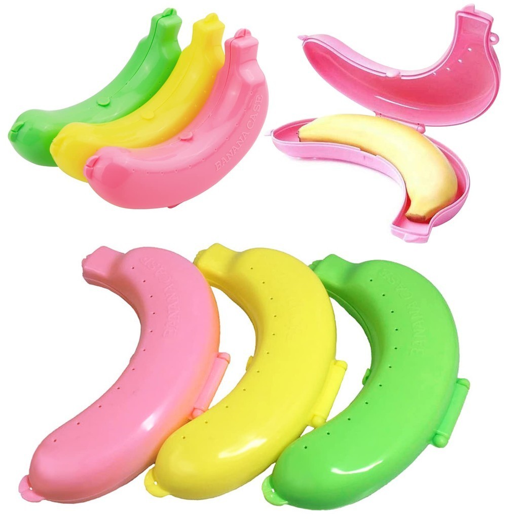 Caixa De Banana , Protetora Bonita , Porta Portátil Para Lancheiras , Recipiente De Frutas Sem BPA Viagens Ao Exterior em Oferta na Shopee