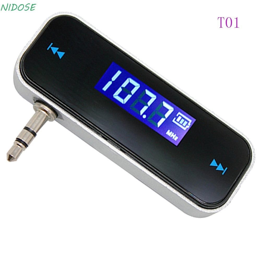 NIDOSE Transmissor De Áudio FM De Música Mini Para Transmissores mp3 Carros