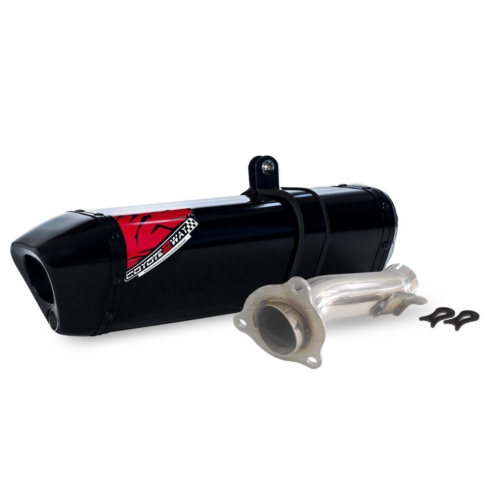 Escape / Ponteira Coyote TRS 2 Way Alumínio - Bandit 650 até 2008 - Suzuki
