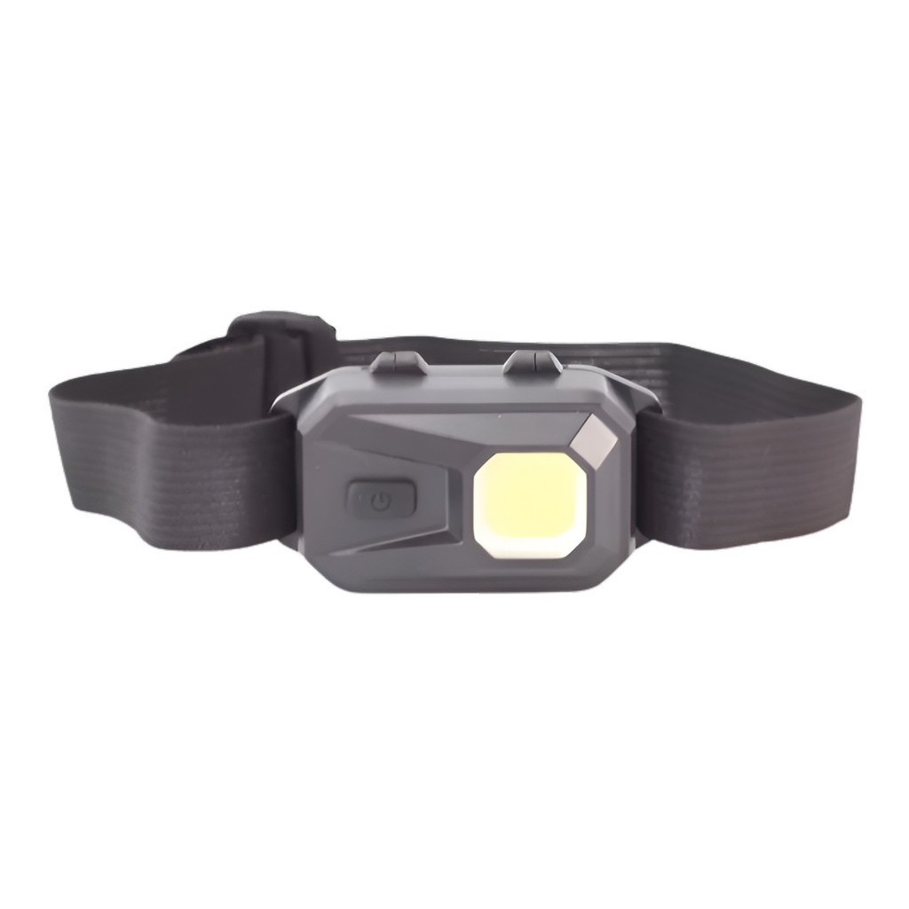 Lanterna em led cabeca alfacell com suporte de 3 pilha aaa