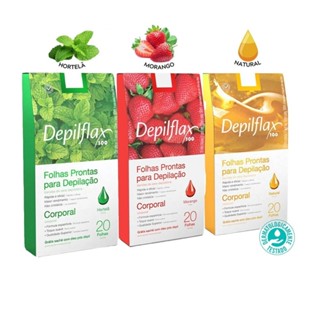 Folhas Prontas para Depilção Corporal Cx/ 20 unidades em Oferta na Shopee