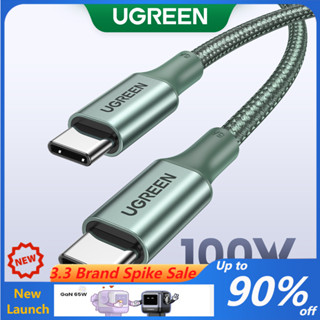 Cabo UGREEN USB C 100W Tipo A Para MacBook Samsung PD100W De Carregamento Rápido QC4.0