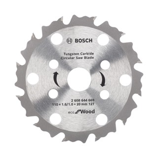 Disco de serra para madeira 110 x 20 mm com 12 dentes - Ecoline - Bosch