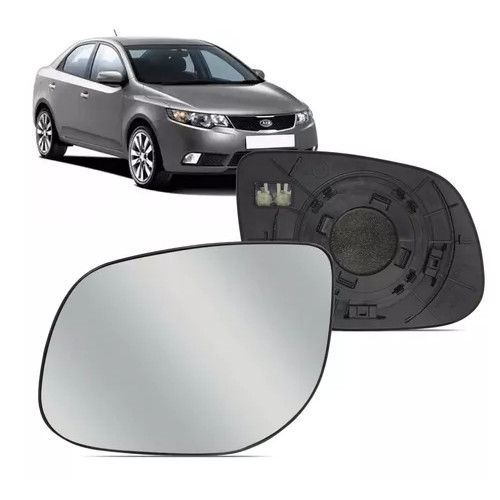 Lente Retrovisor Cerato 2009 2010 a 2013 Com Desembaçador