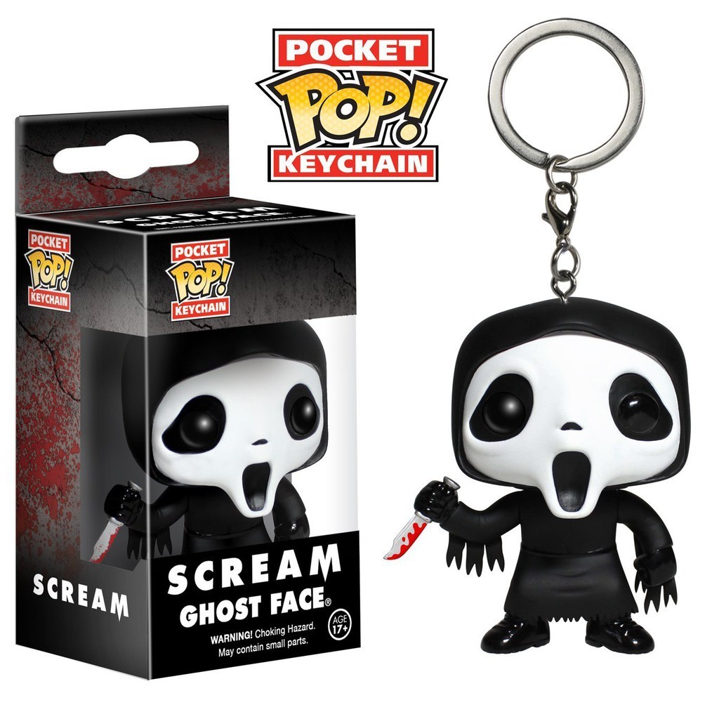 Chaveiro Funko Pop Scream Ghostface De Halloween Keychain Ghost Face