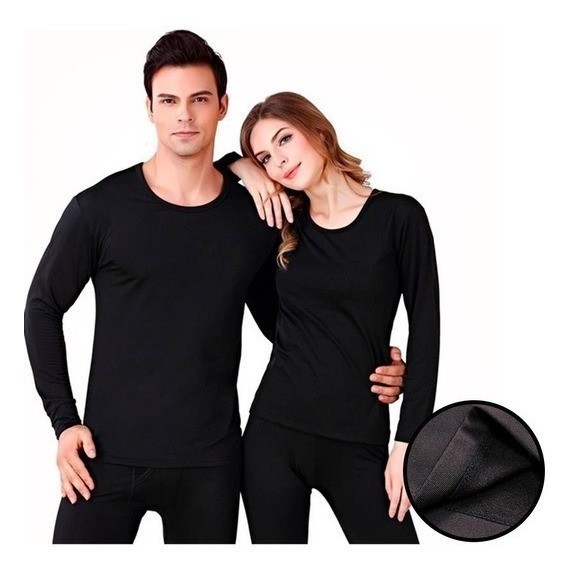 Agasalho Conjunto Peluciado Neve Frio Segunda Pele ROUPA FRIO NEVE POR BAIXO CAMISA MANGA LONGA E LEGGING