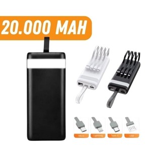 Power Bank Universal de 20.000mAh Carregador Portátil para Android e iOS, Inclui Lanterna Integrada sustore
