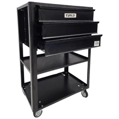 Carrinho para Ferramentas 60x40x89 Aberto com 3 Gavetas EVC-7 EVALD