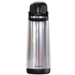 Garrafa Térmica Inox Cinza 1.8L Café Chá Quente Frio Termolar