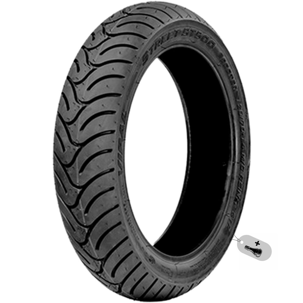 Pneu Para Moto Vipal ST500 100/90-14 Traseiro Sem Câmara