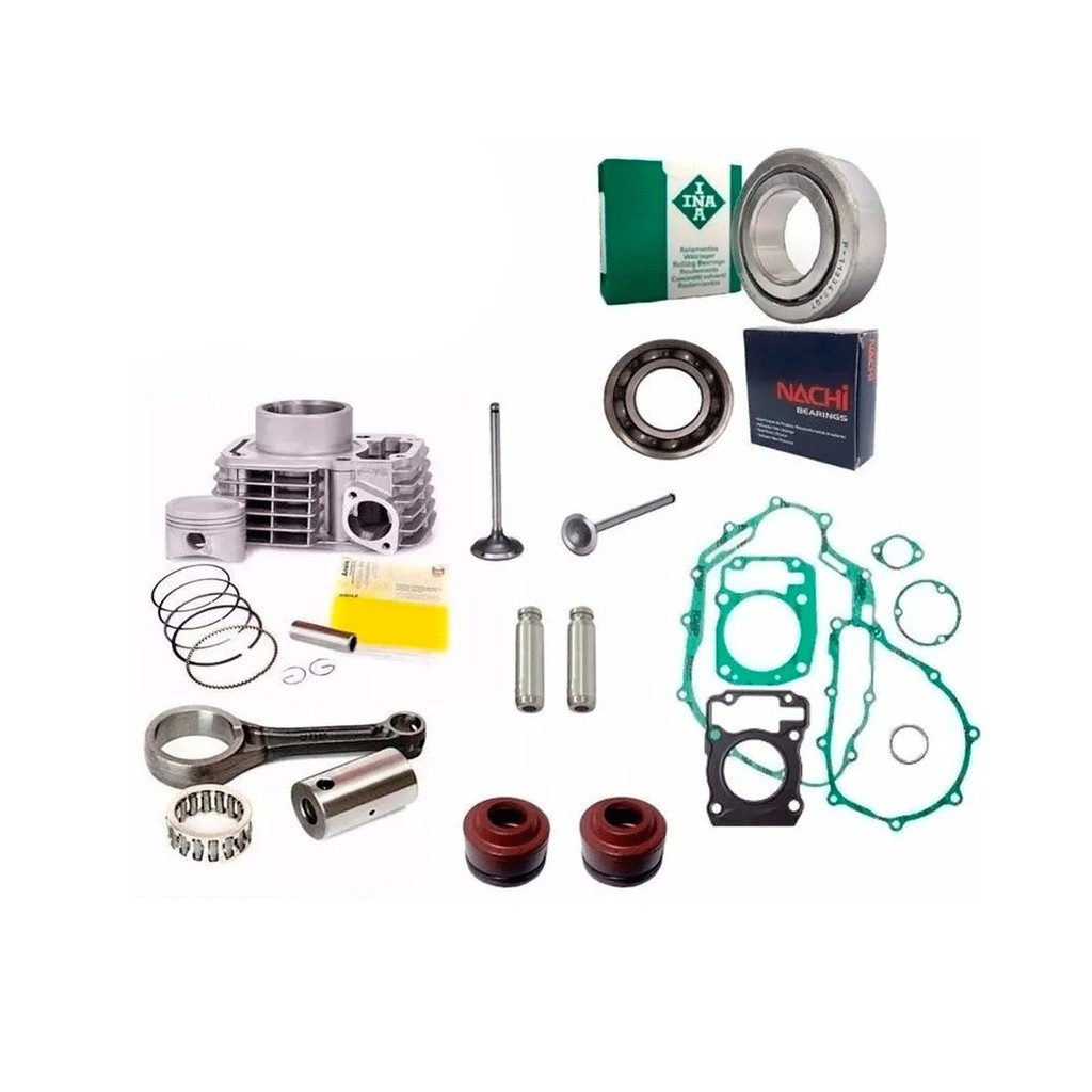 Kit Cilindro Motor HONDA Titan/Fan 150 Nxr 150 Bros 2006/15 BIELA ROLAMENTO
