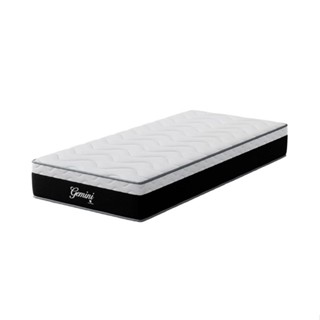 Colchão Solteiro Gemini Molas Ensacadas (26x78x188) Grafite e Branco em Oferta na Shopee
