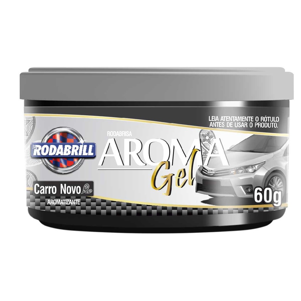 Aromatizante Automotivo Cheirinho Carro Novo Odorizante de Ambientes Rodabrill 60g