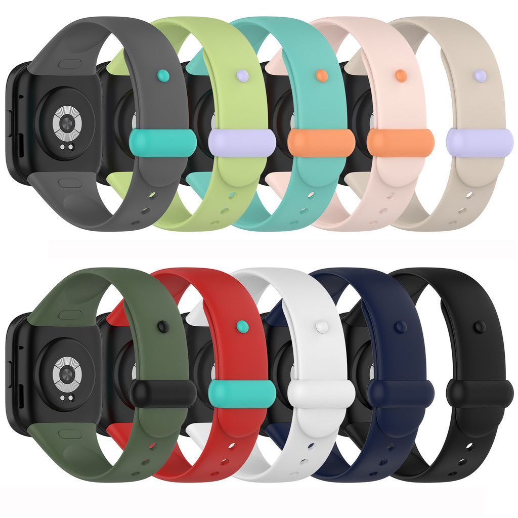 Pulseira de Silicone para Smartwatch Xiaomi Redmi Watch 3 / mi watch 3 Lite