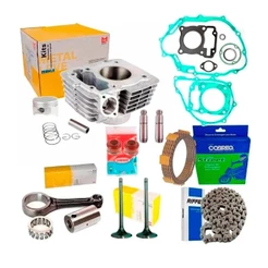 Kit Motor Completo Biela Juntas Honda Fan 125 2009/2017
