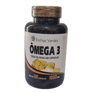 Ômega 3 1000mg PREMIUM 60 Cápsulas - Folhas Verdes