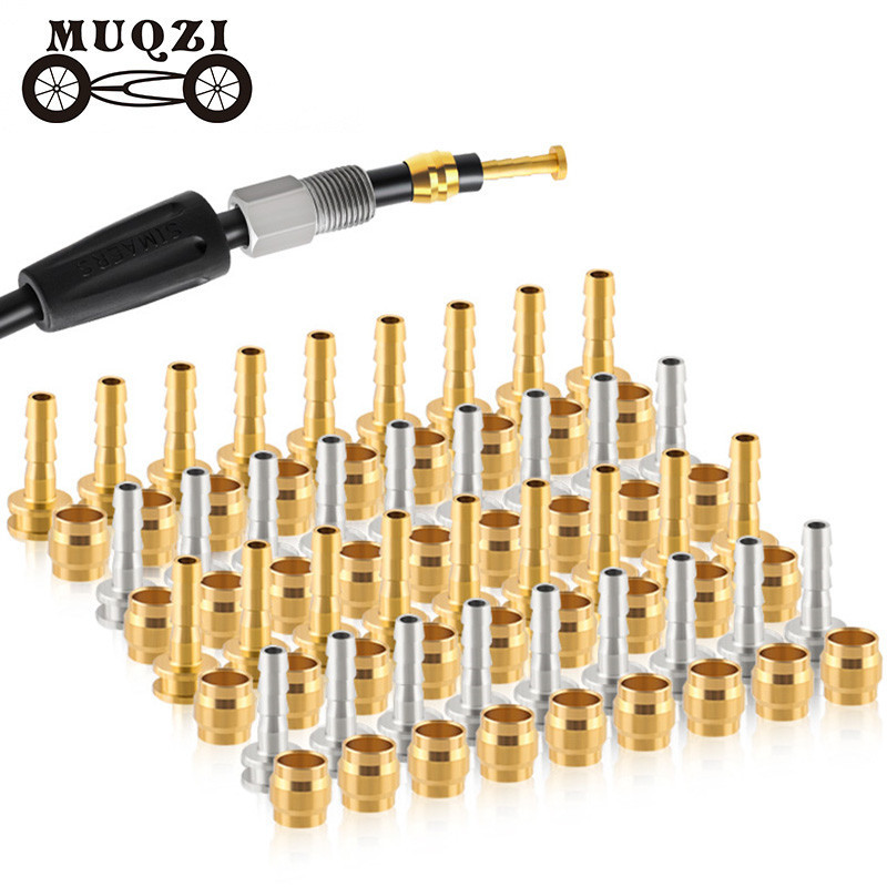 MUQZI Kit Inserto e Oliva para Freio a Disco Hidráulico 4 / 10 Peças Compatível com BH90 / BH59 / SRAM / MAGURA / TEKTRO
