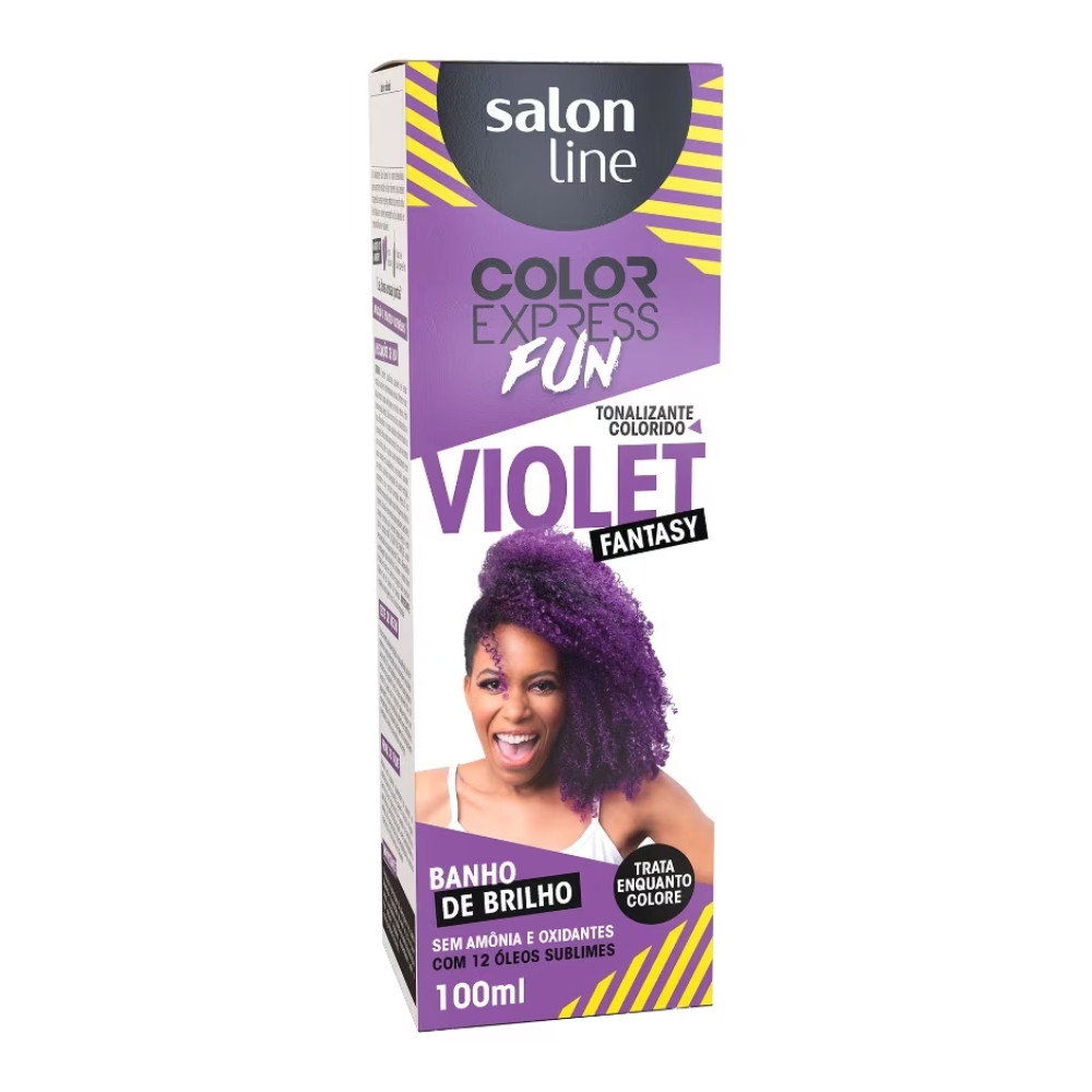Tonalizante Colorido Express Cor Violeta Fantasy Salon Line - Beauty