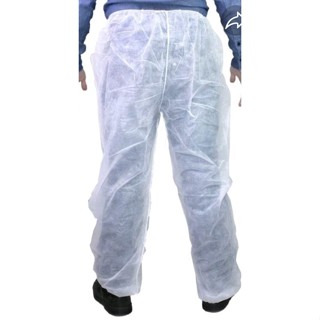 Calça Descartável TNT Branco - 10 Unidade - 40g