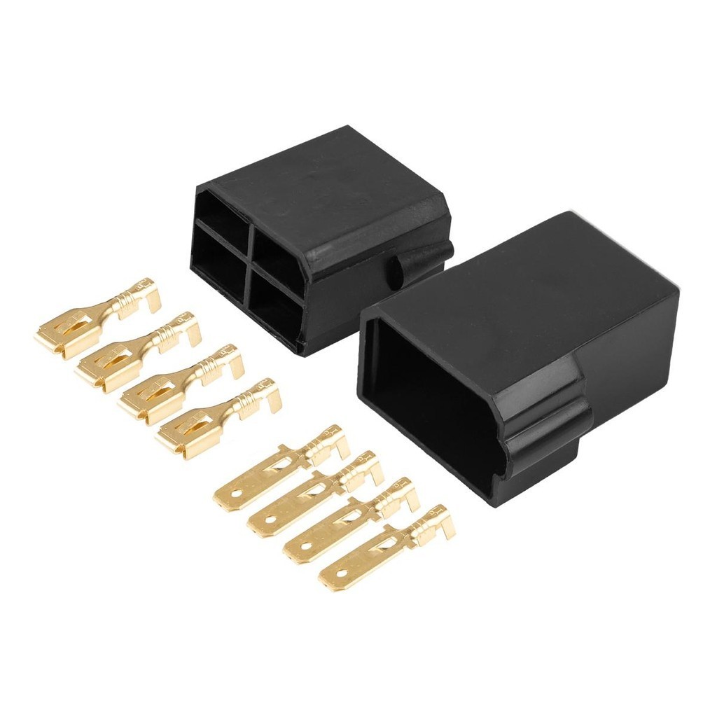 Kit 10 Conector 4 Vias Fio 4,0mm Plug P/ Caixa De Som Permak