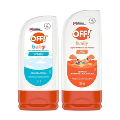 Kit Repelente OFF! Family Loção 200ml + Repelente Off Baby Loção 117ml